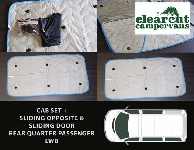 Vw Transporter Rear Screen VW T5 /T6 Thermal Screens,VW Transporter Thermal Blinds,Cab Set +3 Rear ...