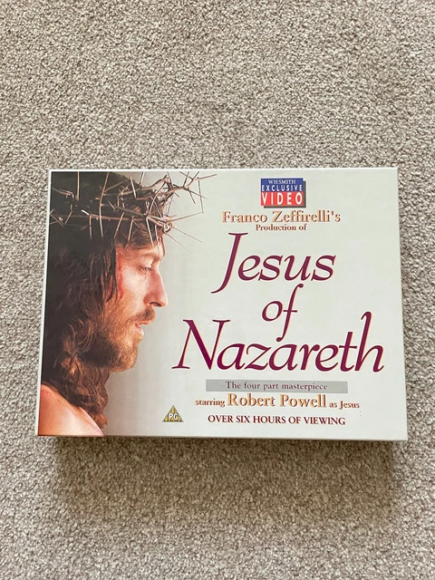 JESUS OF NAZARETH Vhs Boxset Rare , Exclusive To WHSmiths , Like New ...