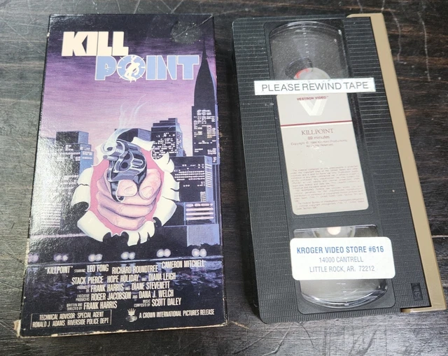 KILL POINT. VHS. 80’s Action. Cult Classic. Rare. Vestron Video. HTF