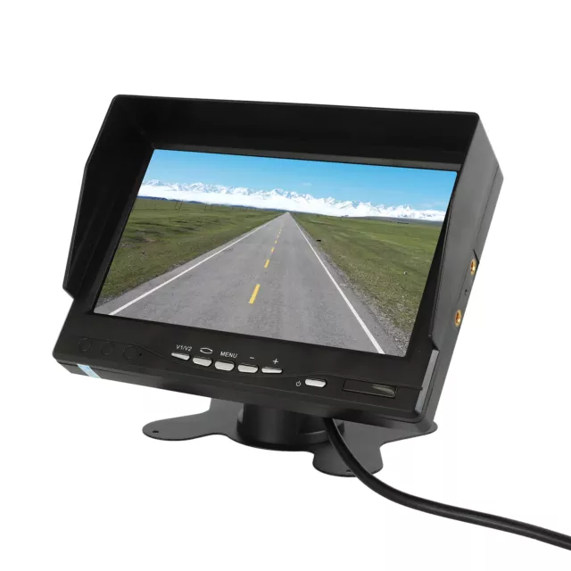 7in Backup Camera Monitor Reversing Display V1 V2 Video Inputs For Truck RV Van