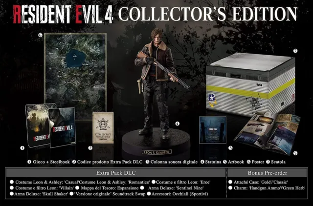 RESIDENT EVIL 4 Remake Collector's Edition PS4 - Ultima disponbile