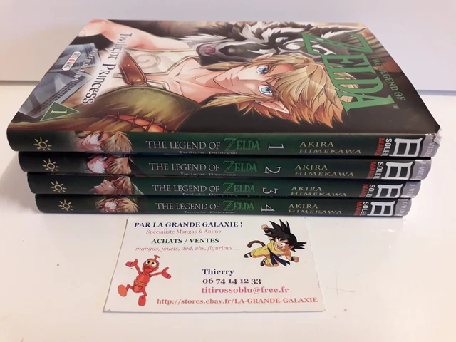 LOT MANGA THE Legend Of Zelda - Twilight Princess tome 1 à 4 Himekawa