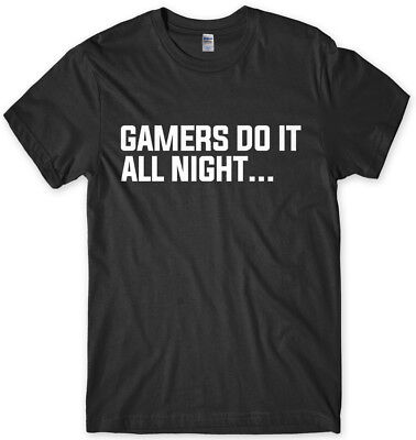 I giocatori farlo tutta la notte Divertente Uomo Unisex T-shirt