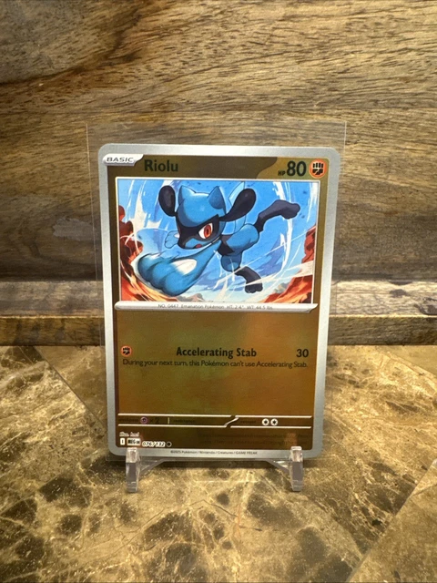 POKEMON TCG - Mega Evolution (MEG EN) Riolu - #076/132 - Reverse Holo ...