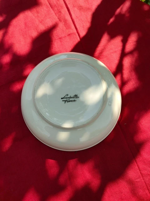 Très grande tasse faience Luneville et sa soucoupe 6
