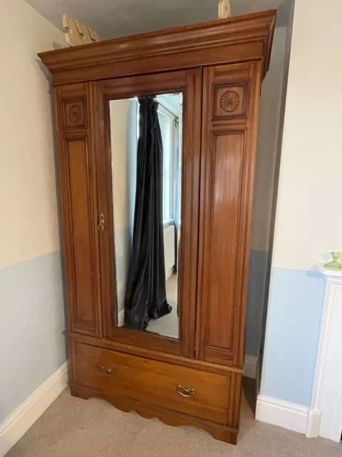 antique wardrobe with drawers