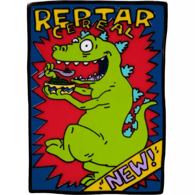 Nikelodeons Razmoket Reptar Cereal Glow Adorable épingle en émail hautement coll