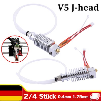 Per anycubic I3 MEGA per stampanti 3D Extruder V5 Hot End telecomandi 0.4 Mm/1.75 mm 