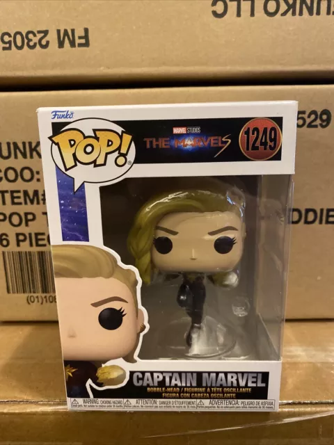 Funko The Marvels POP Captain Marvel Vinyl Figure NEW IN STOCK