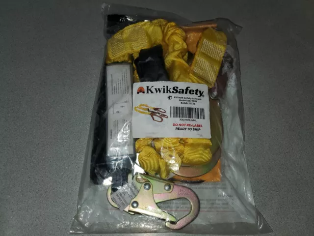 KwikSafety THUNDER 3D Ring Full Body Safety Harness ANSI OSHA Fall Protection