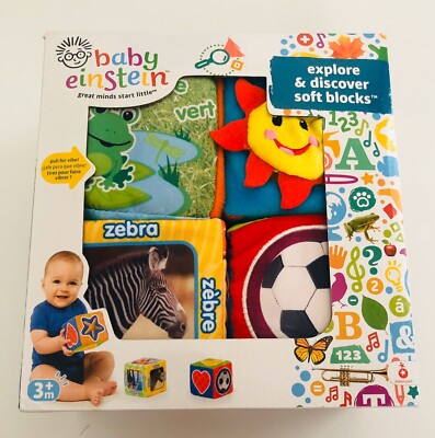 baby einstein explore and discover soft block toys
