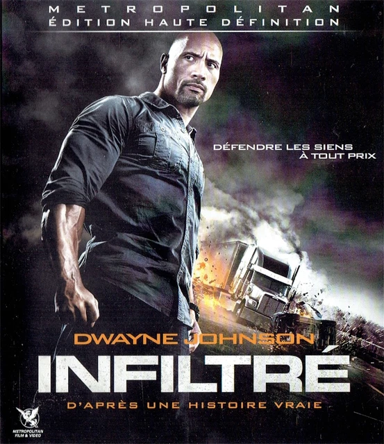 BLU RAY + DVD - INFILTRE - Dwayne Johnson