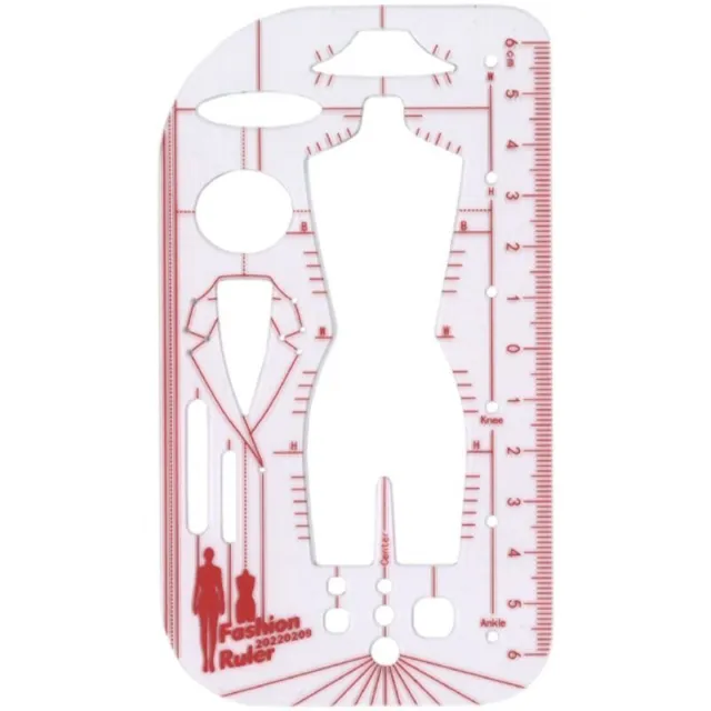 Human Body Drawing Template Ruler Fashion Garment Measuring Clothing Design Tool