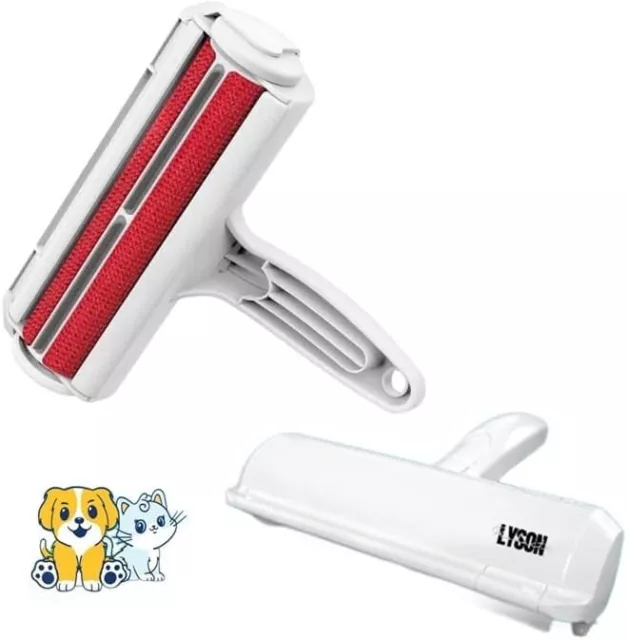 Reusable Dog Cat Pet Hair Lint Remover Roller for Furniture, Carpet, Car Seat