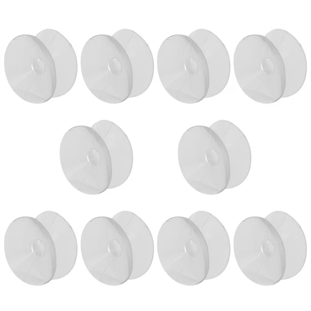 2X(10 Pcs Ventouse  Face - Ventouses pour Verre, Plastique - Largeur 30 Mm F2S2)