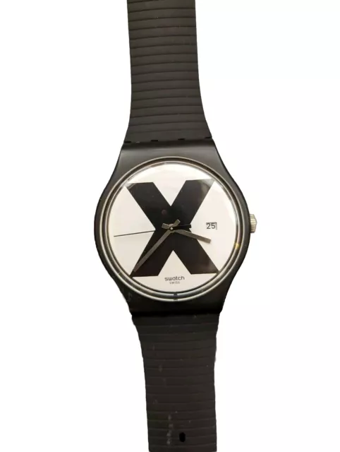Swatch THE X-VIBEXX-RATED BLACK SUOB402