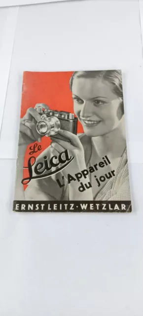 Brochure de 32 pages Le Leica "L'appareil du Jour"