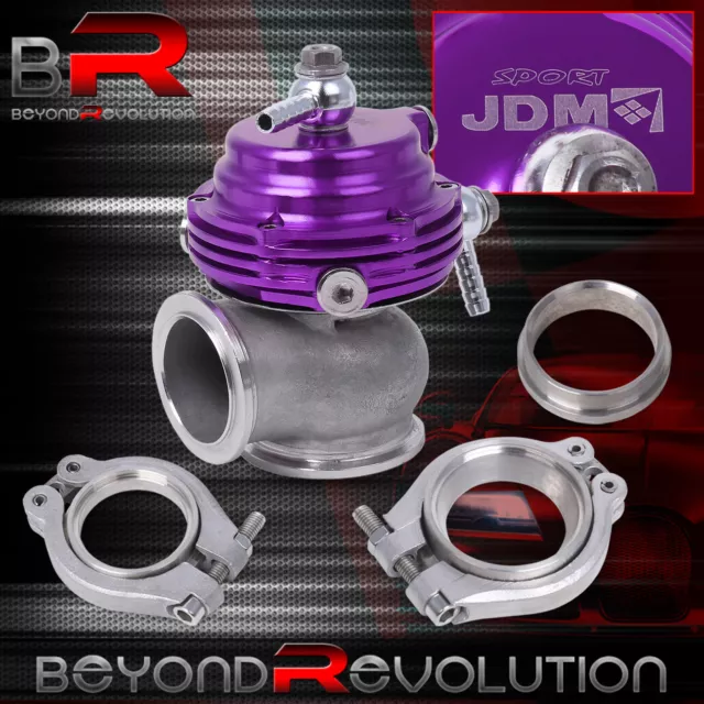 35mm 38mm Purple Turbo Charger Boost Manifold Flanges External Wastegate V-Band