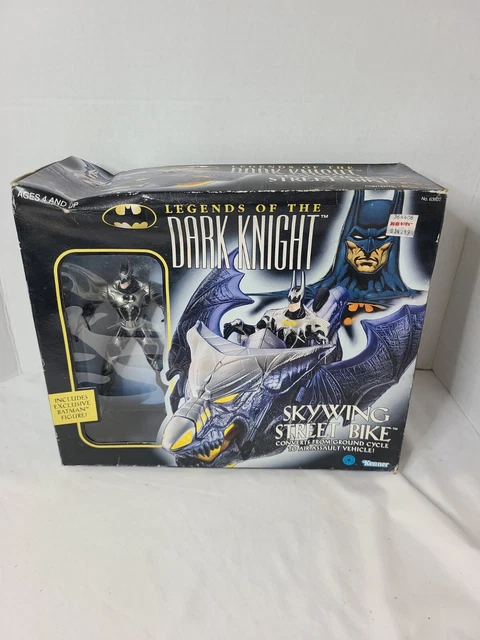 Legends Of The Dark Knight Skywing Street Bike Vehicle Kenner 1996 Damaged Box