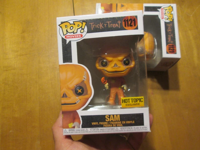 Funko Pop Movies Trick'r Treat Sam # 1121 Horror Hot Topic Pumpkin Halloween