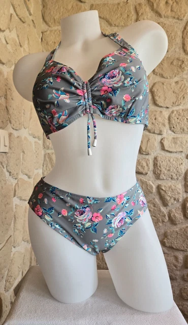 Maillot de bain froncé 1 pièce - noir - - 30.00