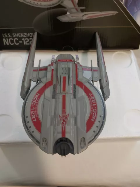 Eaglemoss Star Trek Discovery I.S.S. Shenzhou NCC-1227 Ship . Amazing details.