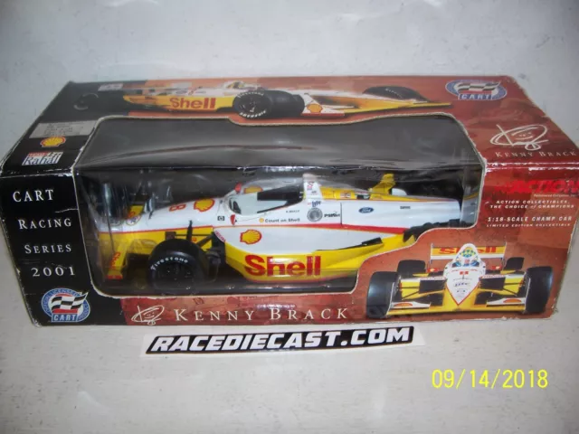 #8 Kenny Brack 2001 Indy 500 1/18 Action Shell