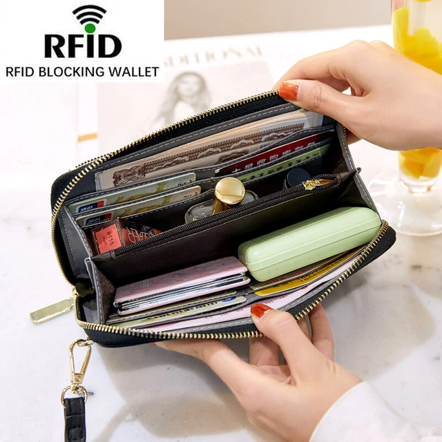 Women Touch Screen Purse Small Crossbody Phone Bag RFID Blocking Wristlet Wallet