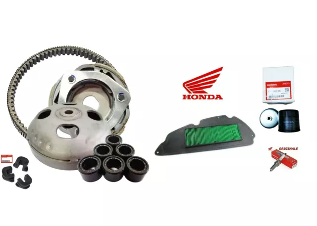 Set / Entretien Honda / Sh 300 2007/2020 Embrayage Courroie Bougie Filtre Air