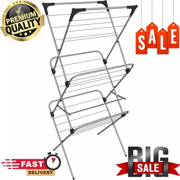 Airer Clothes Drying Rack Clothes Horse Indoor and Outdoor Non Slip Laundry rack