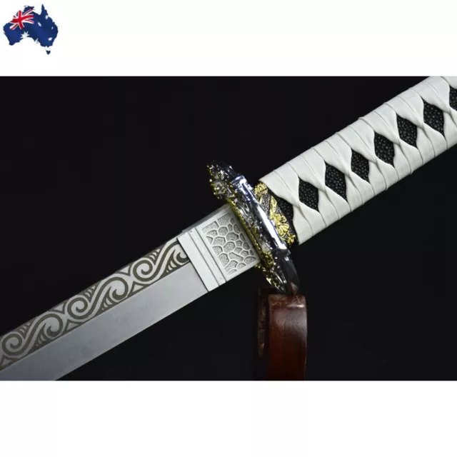 Handmade Muramasa Japanese samurai sword Full Tang Gold Blade Katana  Sharpened