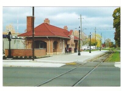 London & Port Stanley Railway Station, St Thomas, Ontario, Chrome Postcard #1