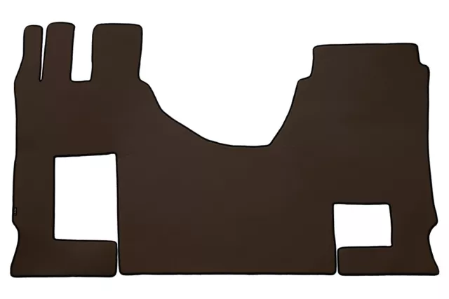 Tapis Couvre Capot Cuir Écologique Lisse Marron Mercedes Actros MP4 Seat Pliable