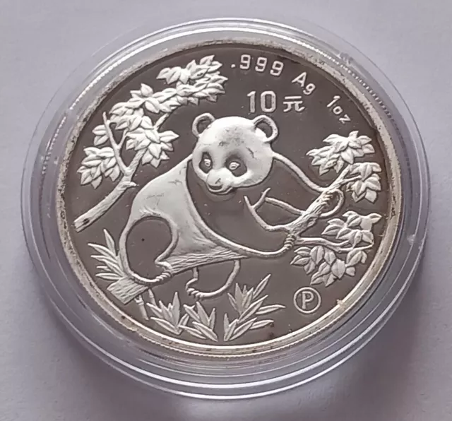 China 1 Oz 10 Yuan Panda 1992 PP PROOF Silber * BITTE LESEN!