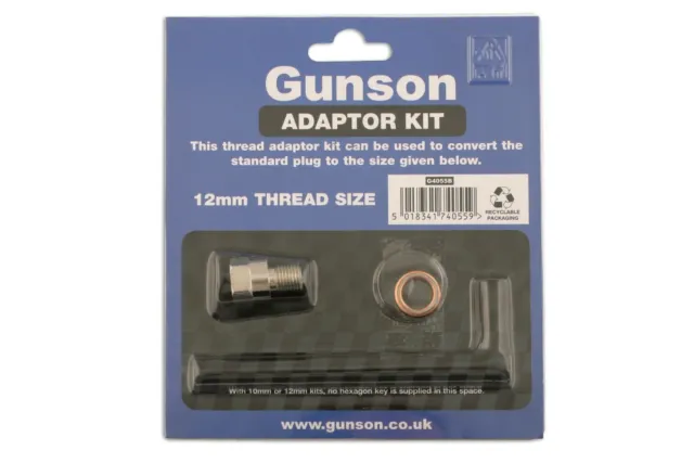 Gunson G4055B Colortune / Hi-Gauge Adaptor Kit 12mm