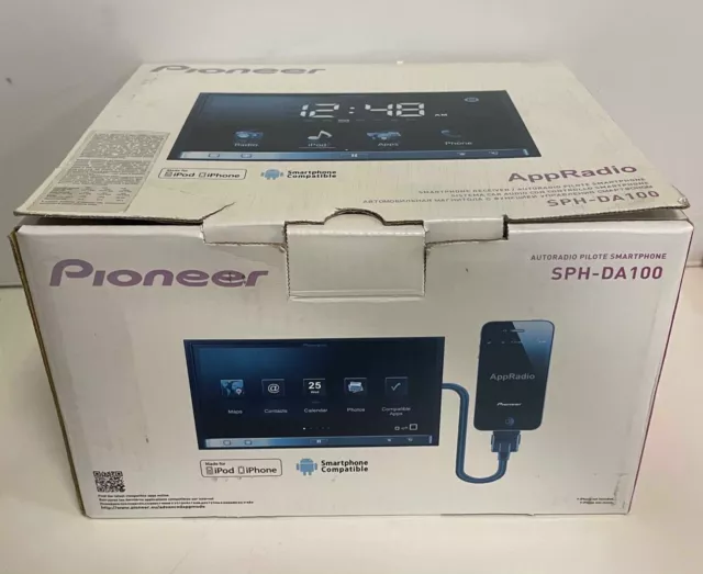 ★ Pioneer SPH-DA100 7" Multi-Touch Screen AppRadio GPS X iPod iPhone ★ NEW