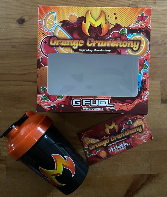 Gfuel Collectors Box Orange Cran´thony - G-fuel  - ohne / without tub - Auktion