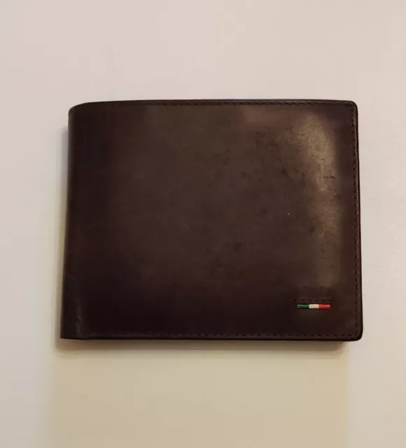 Portafoglio Uomo Piccolo Sottile CONTE MASSIMO Portafoglio Donna, Vera Pelle Con Porta Tessere E Portafoglio Donna Con Portamonete Esterno