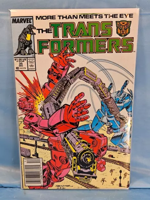Marvel Comics 1988 The Transformers #35 Comic Book.