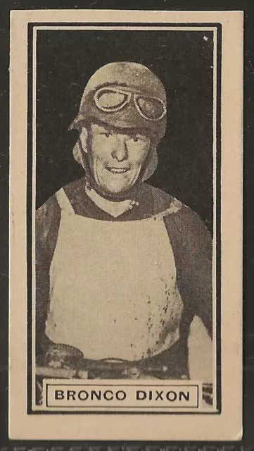 Thomson (Dc)-1930 Speedway Stars-#09- Wizard - Sheffield - Bronco Dixon
