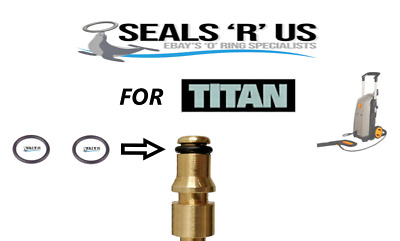 Aldi Workzone Pressure Washer Quick Release Hose Male End 2 O-Rings Rubber Seals 