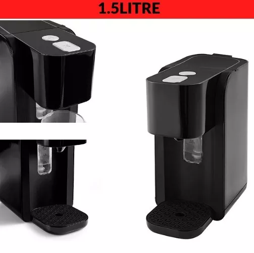 Black 1-Cup Hot Water Dispenser 1.5L