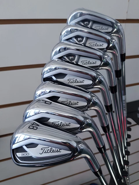 EX-DISPLAY unused TITLEIST T300 IRONS 5-PW + W 48° R300 we'll value your irons