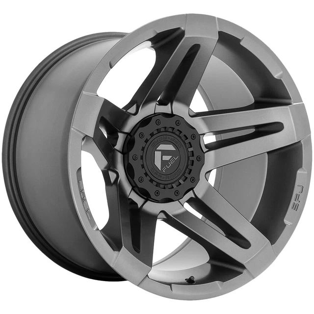 Fuel D764 SFJ 20x12 5x4.5"/5x5" -44mm Gunmetal Wheel Rim 20" Inch