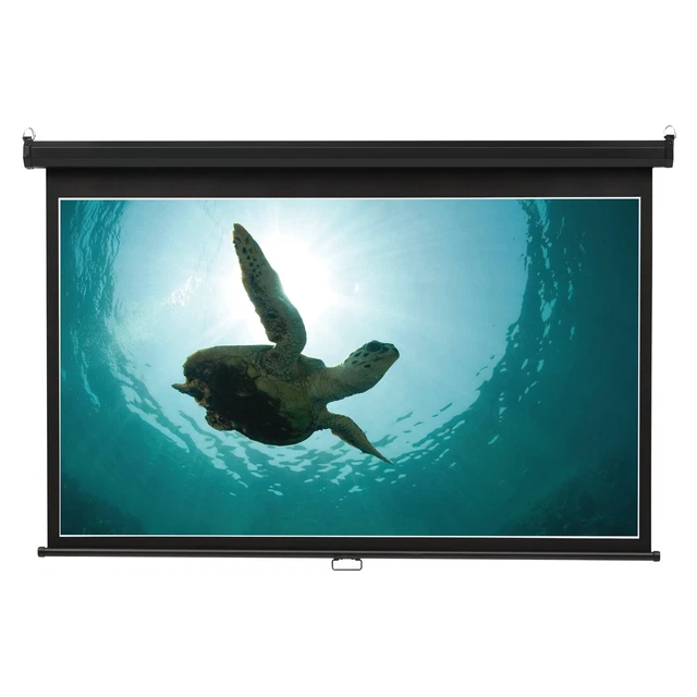 Quartet Wide Format Projection Screen, 16:9 Aspect Ratio, 65" x 116", Wall Mount