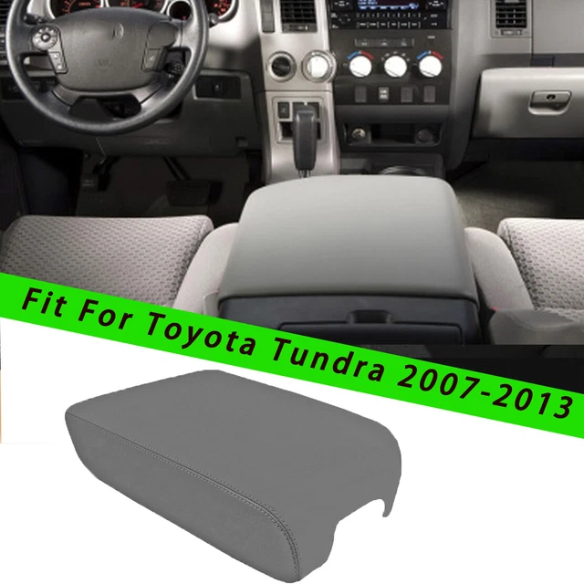 LEATHER CENTER CONSOLE Lid Armrest Cover Trim For Toyota Tundra 2007
