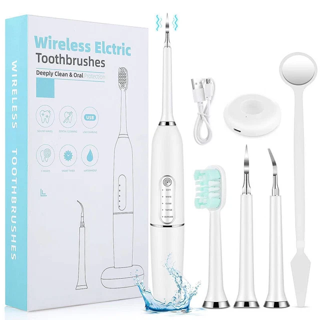 Ultrasonic Dental Scaler Electric Tooth Cleaner Calculus Remover Teeth Whitening