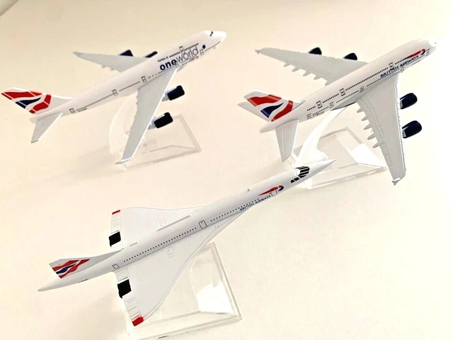 British Airways A380 Airbus Metal Aircraft Model – 1:400 Scale, 16cm, Diecast Gift