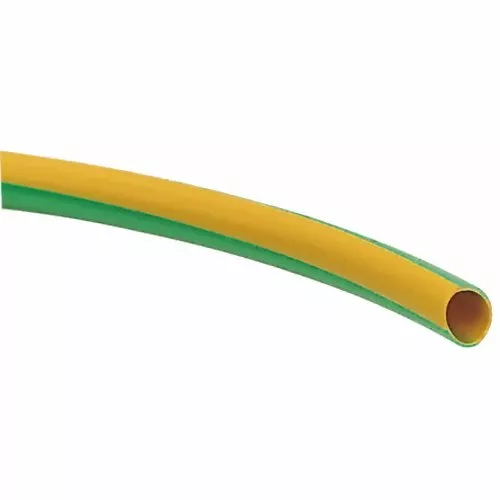 3mm Green and Yellow Earth Sleeving 1m