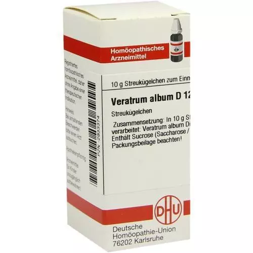 VERATRUM ALBUM D 12 Globuli 10g PZN 2933374